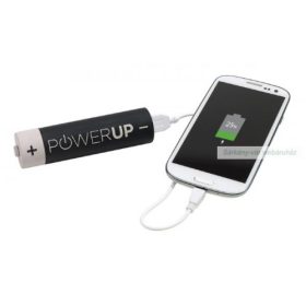 POWER UP powerbank 2600mAh, okos telefonhoz, iPhone-hoz,