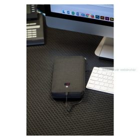 Utazó pénztárca 4000 mAh powerbankkal, 13 × 3 × 21,5cm