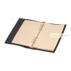 A5 gyűrűs jegyzetfüzet PU borító, 16,7 x 2 x 23 cm