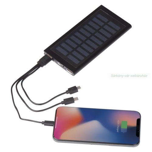 Wirelessnapelemes powerbank - 8000 mAh