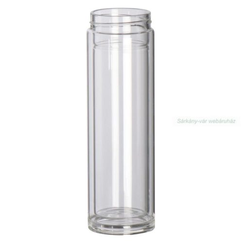 Bamboo üvegpalack szűrőbetéttel, bambusz tetővel, 420 ml