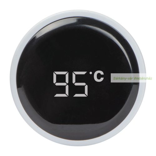 Hőmérséklet kijelzős termosz, 450 ml