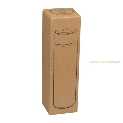Hőmérséklet kijelzős termosz, 450 ml