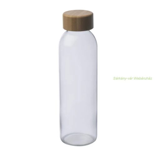 Üveg ivópalack juta tokban, 500 ml
