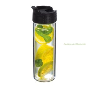 Szűrős üveg palack 400 ml