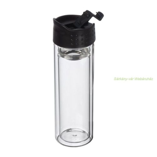 Szűrős üveg palack 400 ml