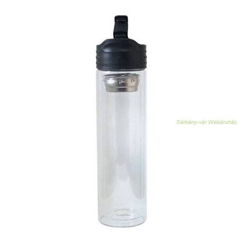 Szűrős üveg palack 400 ml