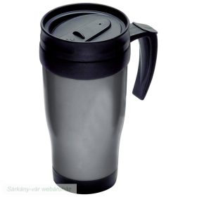 Műanyag hőtartós bögre, 400ml