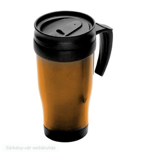 Műanyag hőtartós bögre, 400ml
