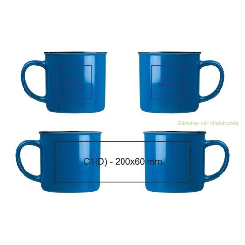 Nosztalgia kerámia bögre, 350 ml