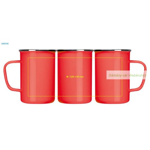 Zománcozott bögre 550 ml