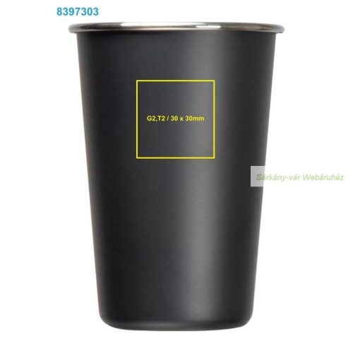 Rozsdamentes acél pohár, 480ml