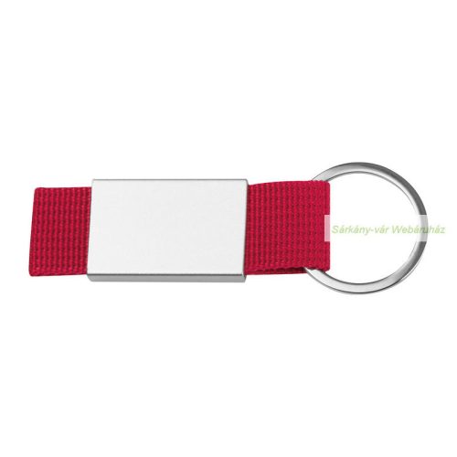 Kulcstartó textil szalaggal