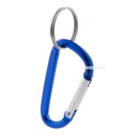 Kulcstartó, karabíner alu, 30×60×5 mm