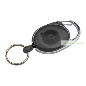   Kihúzható síbérlet tartó, karabíner,  kulcskarika, övcsipesz