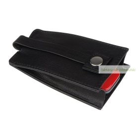 RFID kulcstartó tok, bőr.