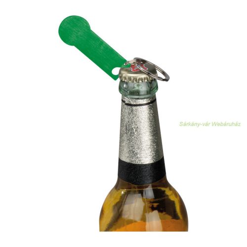 Stickit fém kulcstartó, érme és sörnyitó 