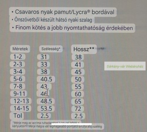 100% pamut gyerek póló, Fruit of the loom