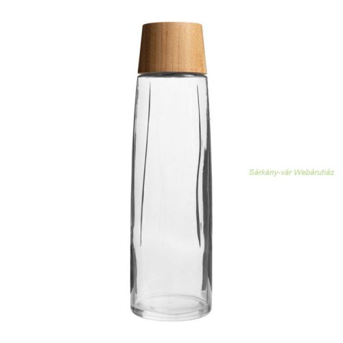 ANAMUDI  üveg kulacs bambuszfedél, 750 ml