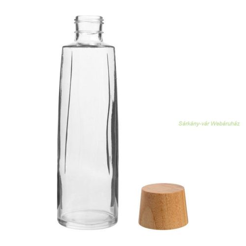 ANAMUDI  üveg kulacs bambuszfedél, 750 ml