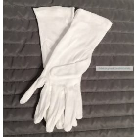 Pamut szőtt kesztyű, mandzsetta nélküli