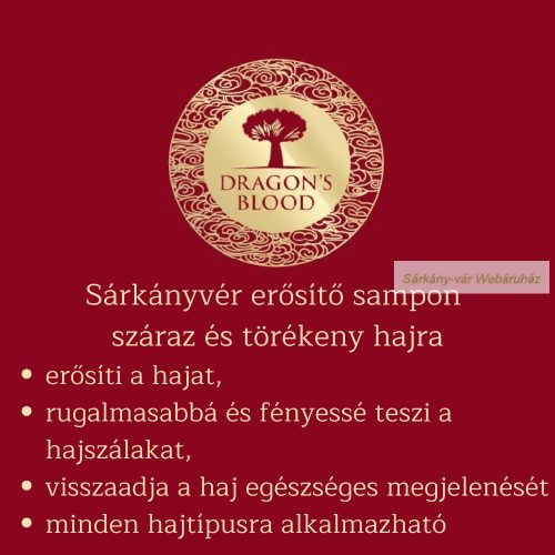 Sárkányvér erősítő sampon minden hajtipusra, törékeny hajra, 400ml