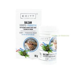   Krém nagyon száraz, viszketésre hajlamos bőrre, kender+probiotikumok, 50g