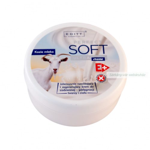 Arc- és testkrém Soft, 150ml kecsketejes,  parabénmentes