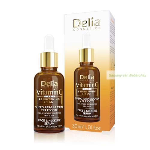 Világosító arcszérum liposzómális C-vitaminnal, 30ml DELIA