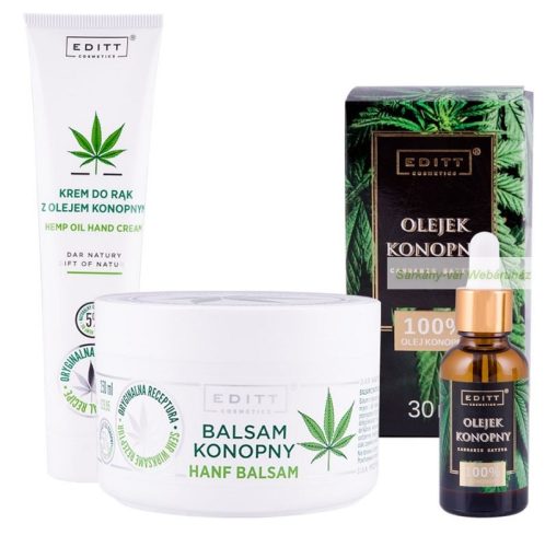 Természetes HŰSÍTŐ balzsam kenderolajjal, 220G