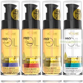   Hajszérum , festett, göndör, szárazm, sérült, hajra-VOLLARE 30 ml