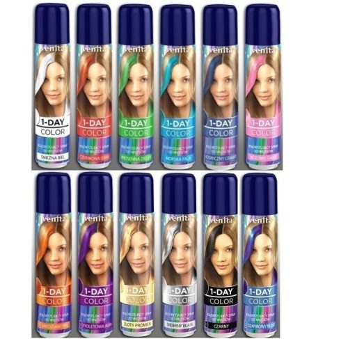 Hajszínező spray, 50 ml - 1 nap - Venita