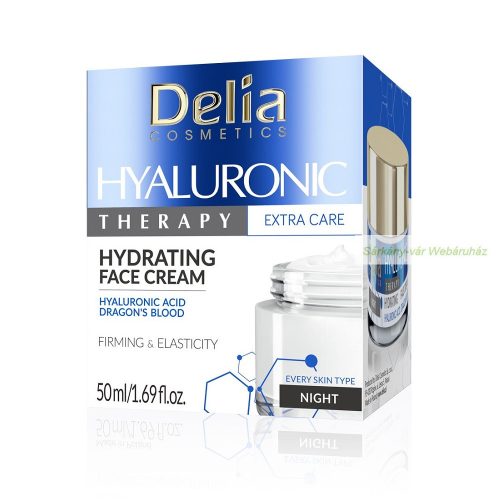 Hyaluronic Therapy hidratáló nappali krém, 50 ml - DELIA