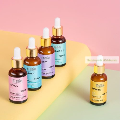  Arc, nyak és dekoltázs szérum KOLLAGÉN, 30ml - 96% természetes összetevőkkel - Delia