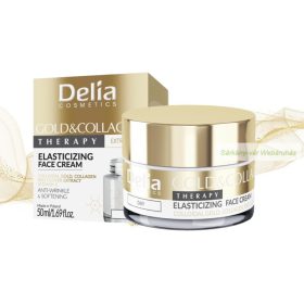   GOLD&COLLAGEN Therapy rugalmasságnövelő nappali arckrém, 50 ml - DELIA Cosmetics