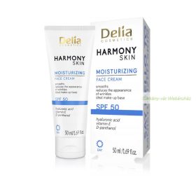   SPF50 hidratáló krém 50 ml- UV-védelem és remek sminkalap - Delia
