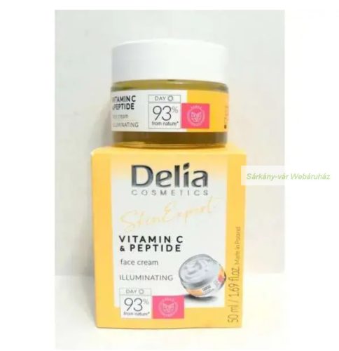 DELIA Skin Expert C-Vitamin&Peptid világosító arckrém