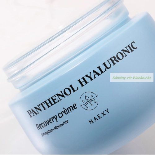 NAEXY Panthenol Hyaluronsav helyreállító regeneráló arckrém, 50 g