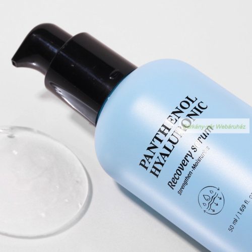 NAEXY Panthenol Hyaluronsav helyreállító hidratáló arcszérum, 50 ml