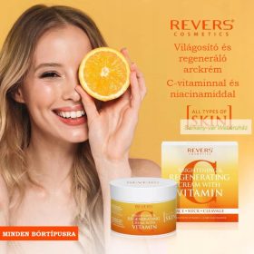   Bőrvilágosító C-vitaminos regeneráló arckrém, 50 ml - REVERS