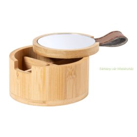 Fontana bambusz ékszerdoboz, kerek - ø79×41 mm