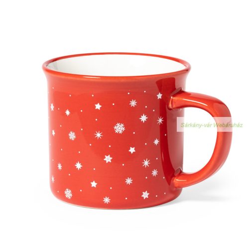 Karácsonyi vintage kerámia bögre, 280 ml