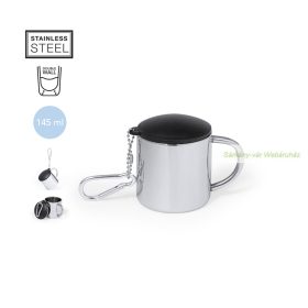 Melbourne dupla falú rm. acél bögre tetővel, 145 ml