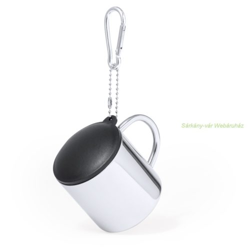 Melbourne dupla falú rm. acél bögre tetővel, 145 ml