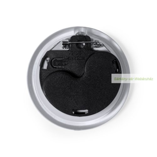 Xandar LED-es világító kitűző, 3 fénybeállítás - 5,1 Ø  x 1,5  cm 