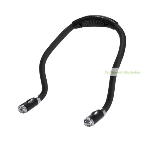 Olvasó lámpa, rugalmas testtel, 4 LED-del