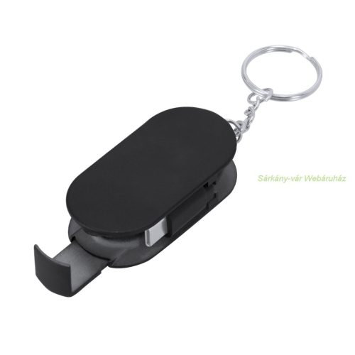 Dintry töltőkábel 60W, okostelefon-tartóval, 2 USB C port