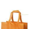 Laminált non-woven bevásárlás táska, 35 x 40  x 15 cm 