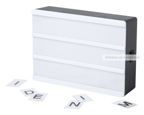 Cinemax világító üzenőtábla, 15 cm