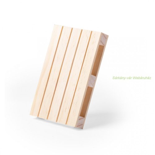 Palet Raklap alakú poháralátét, 11.5 x 1.5 x 7.5 cm